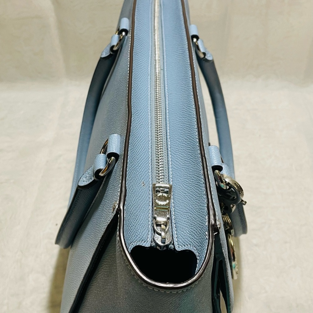 Coach Light Blue AveryTote Bag - Picture 5 of 15